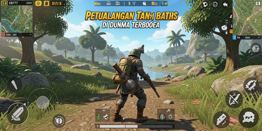 Screenshot aktivitas gameplay di dunia terbuka ER777 yang membuat penasaran.