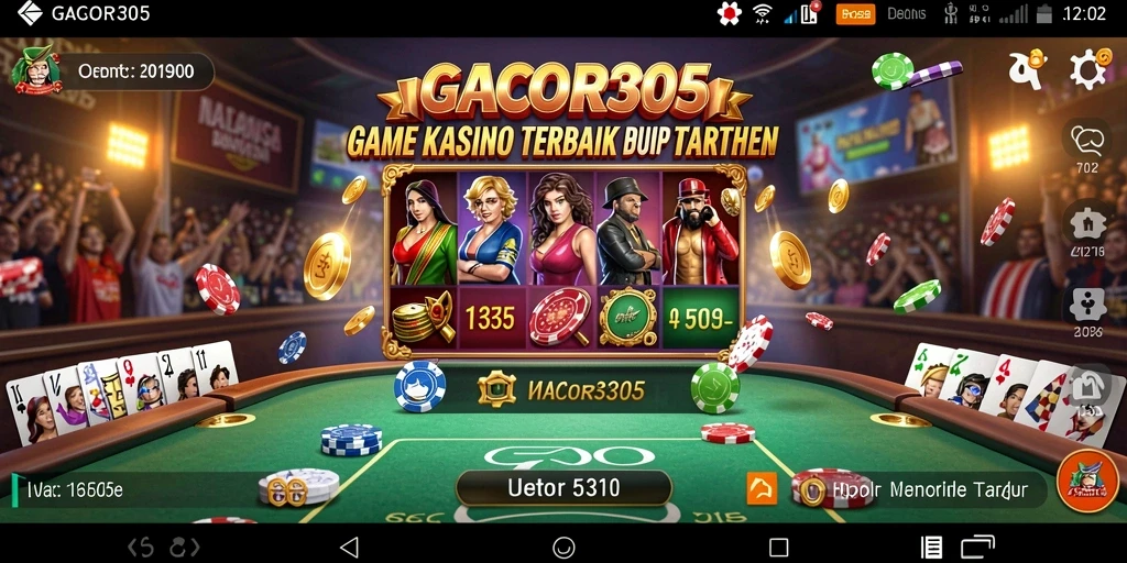 Tampilan gameplay seru di GACOR305 dengan aksi Kasino yang mendebarkan.