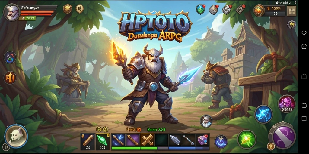 Tampilan gameplay HPTOTO yang menarik dan seru di dunia ARPG.