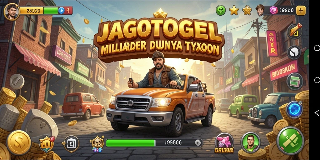 Screenshot gameplay JAGOTOGEL yang menampilkan tantangan bisnis menarik.