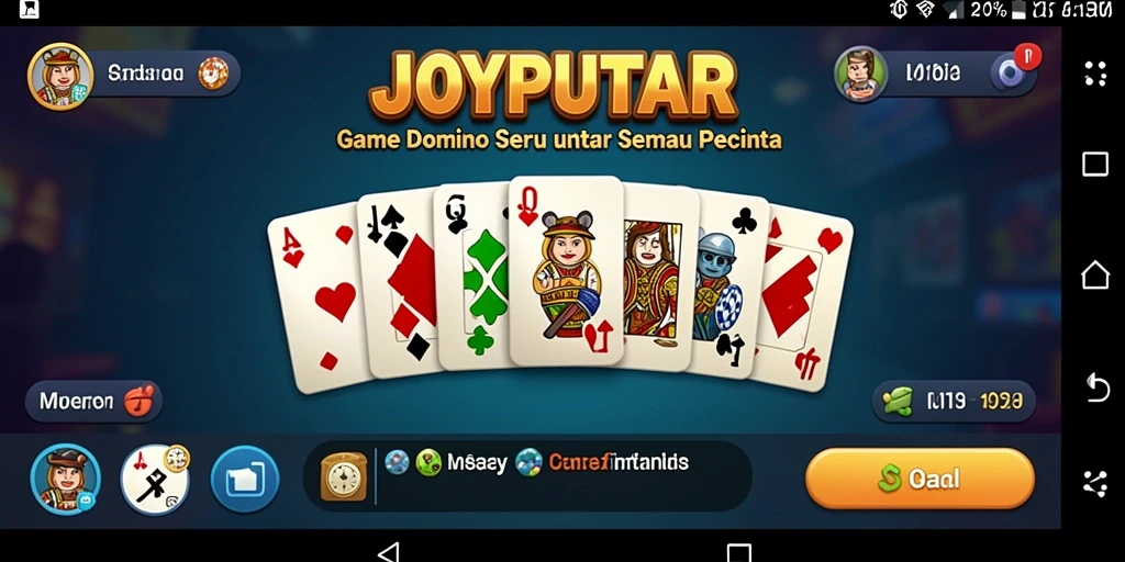Tampilan gameplay menarik dari JOYPUTAR dengan suasana kompetitif.