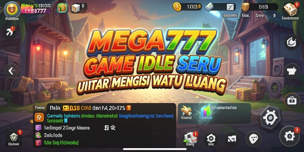 Tangkapan layar gameplay MEGA777 menampilkan aksi membangun yang seru.