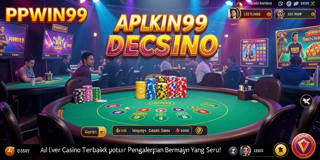 Tampilan gameplay Live Casino yang mendebarkan di PPWIN99.