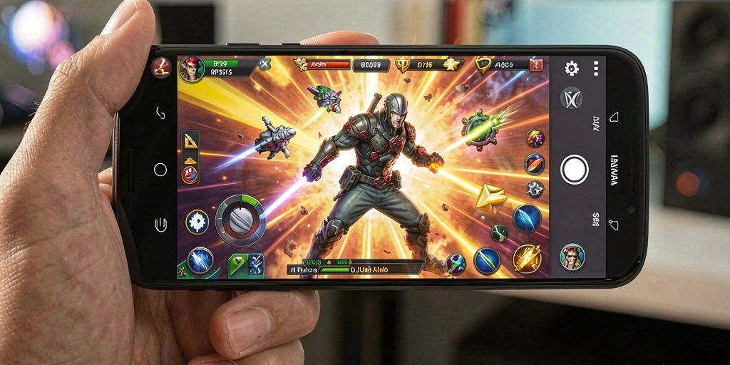 Screenshot utama RP99 menampilkan aksi seru dan grafis yang memukau.
