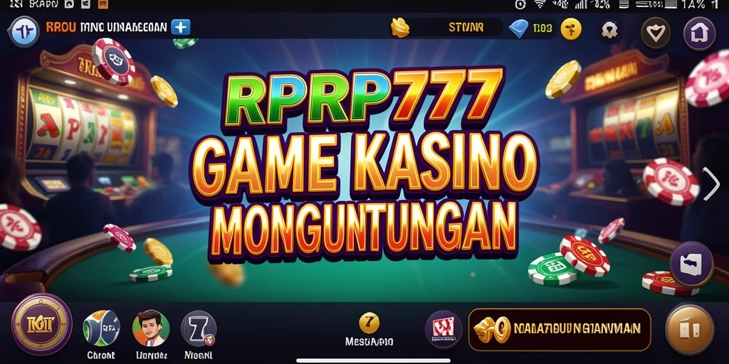 Tampilan menarik dari gameplay kasino RPRP777.