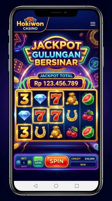 Screenshot antarmuka pengguna hokiwon yang intuitif.